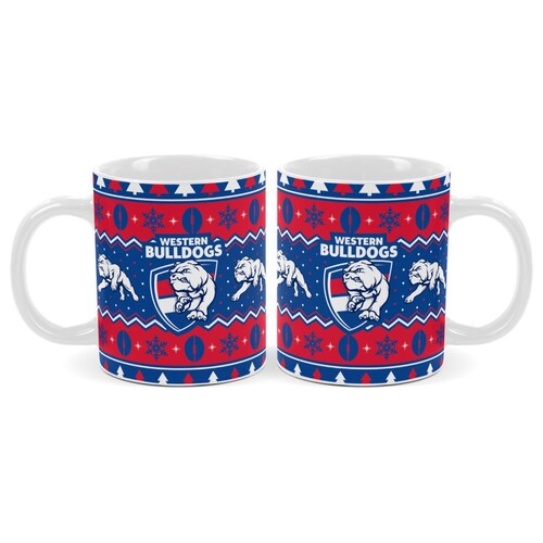 AFL WESTERN BULLDOGS XMAS MUG