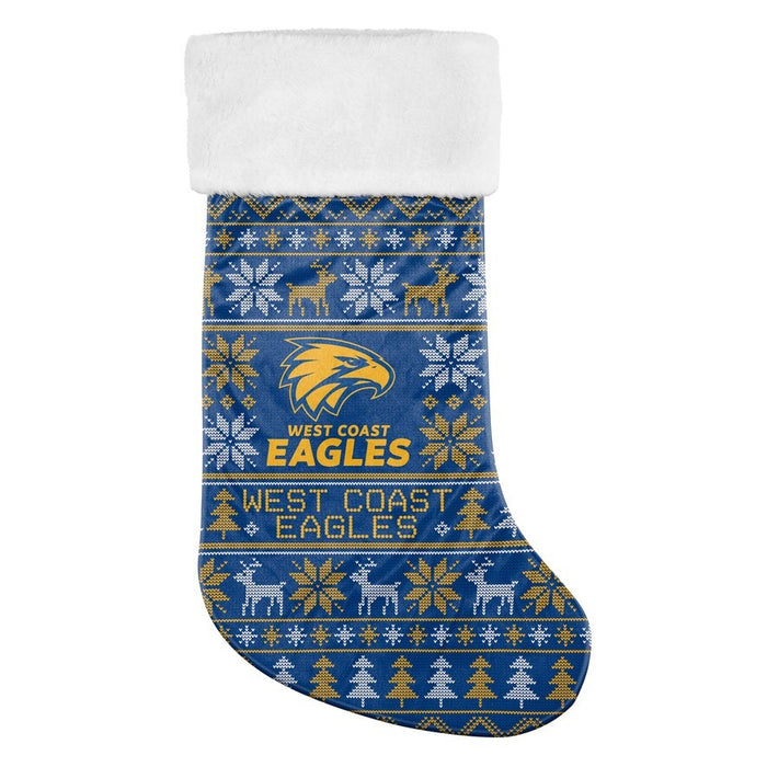 AFL WEST COAST EAGLES JUMBO XMAS STOCKING