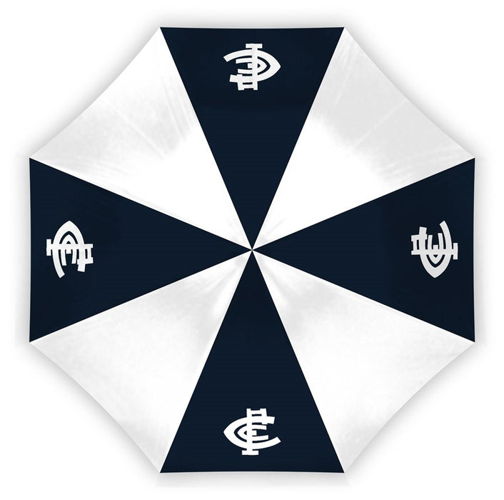 AFL Compact Umbrella - Carlton Blues