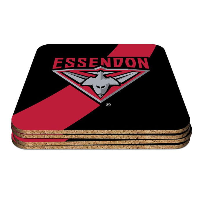 ESSENDON BOMBERS SET OF 4 COASTER