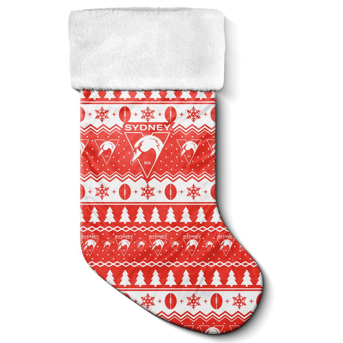 AFL SYDNEY SWANS JUMBO XMAS STOCKING