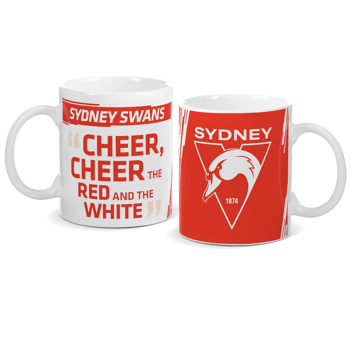 SONG MUG AFL SYDNEY SWANS