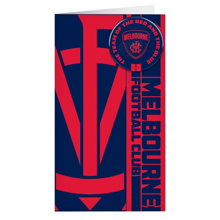 GREETING CARD AFL MELBOURNE