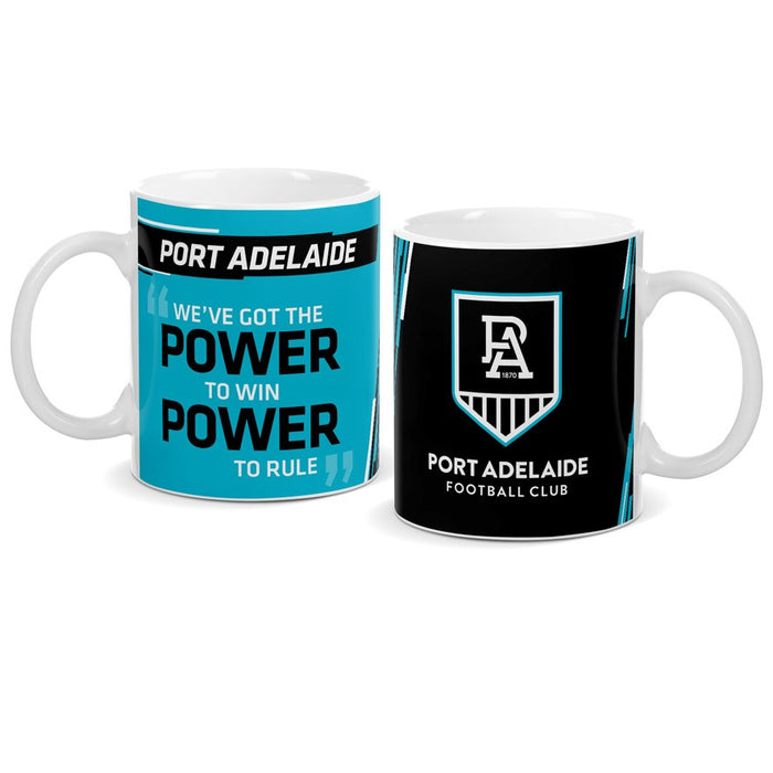 PORT ADELAIDE SONG COFFEE MUG AFL