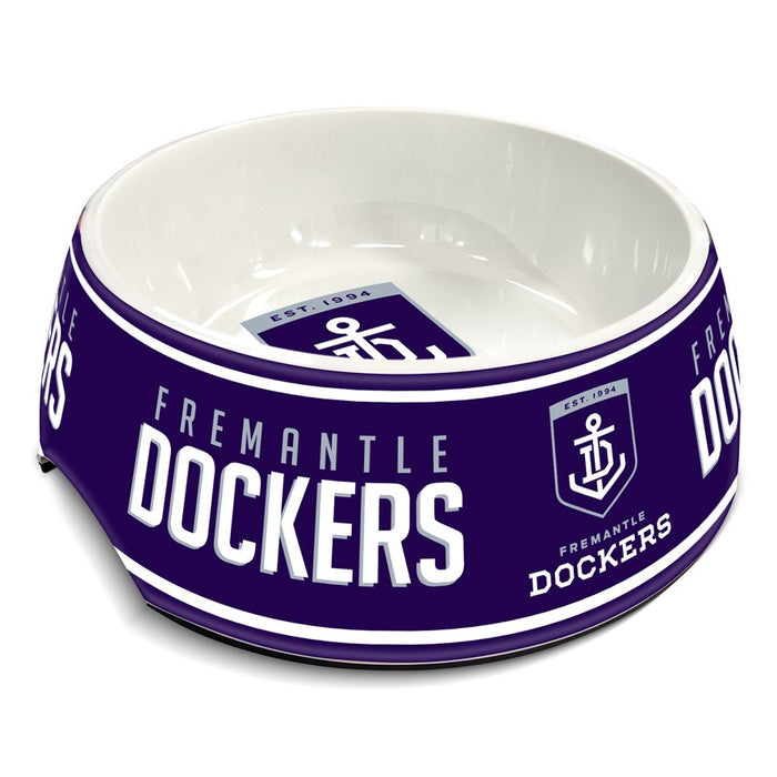 FREMANTLE DOCKERS DOG BOWL