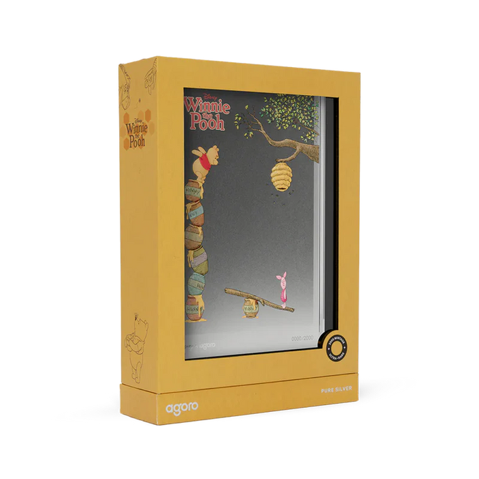 Winnie the Pooh - Winnie & Piglet 5g Silver Collectible Foil