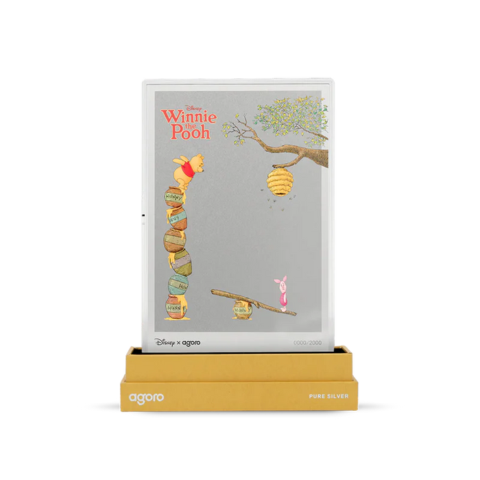 Winnie the Pooh - Winnie & Piglet 5g Silver Collectible Foil