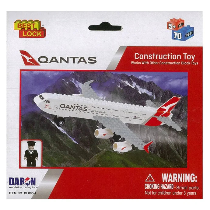 Daron Qantas Aircraft Construction Toy Model