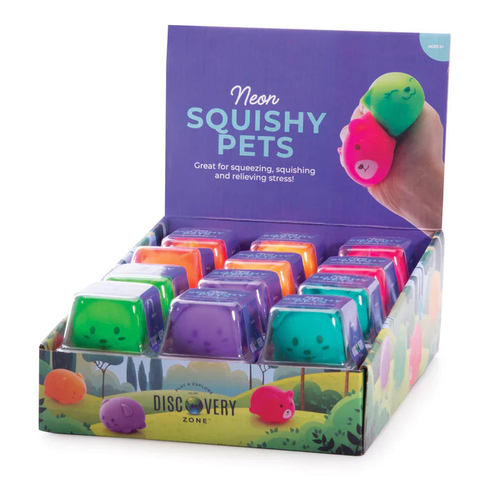 NEON SQUISHY PETS 24 ASSORTED