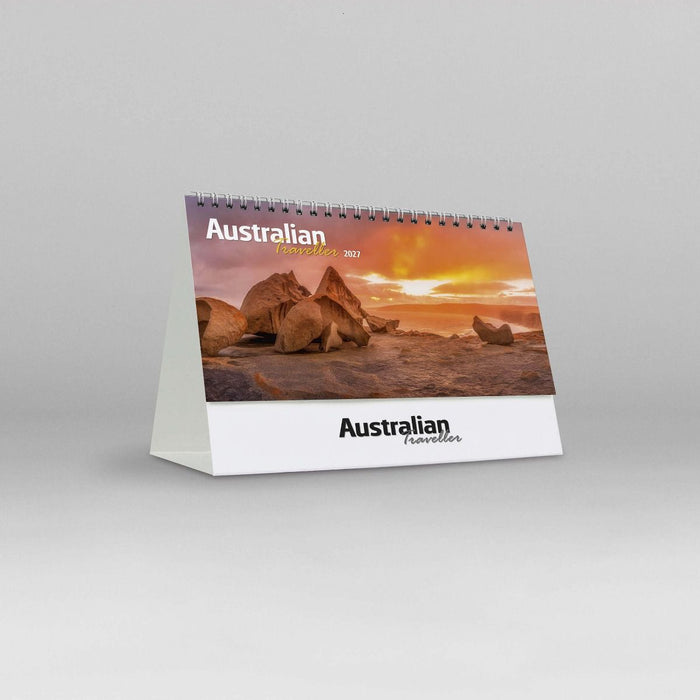 AUSTRALIAN TRAVELLER 2027 DESK TOP CALENDAR