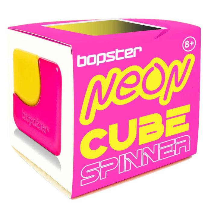 Bopster neon cube spinner- Pink