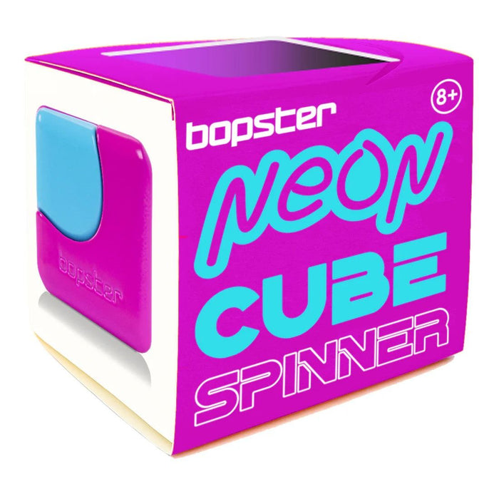 Bopster neon cube spinner -Purple