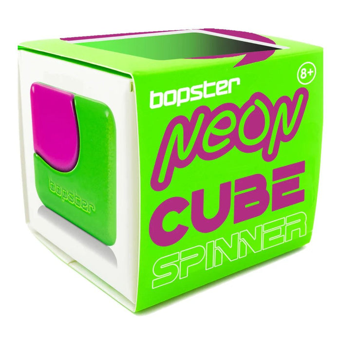 Bopster neon cube spinner Green