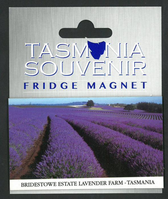 TASMANIA SOUVENIR FRIDGE MAGNET BRIDESTOWE ESTATE LAVENDER FARM