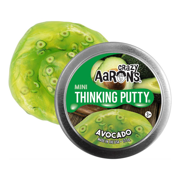 Crazy Aarons Puttyworld Avocado Mini Thinking Putty