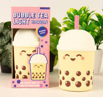 Gift Republic Bubble Tea Light -Soft-Touch Colour-Changing - Multi