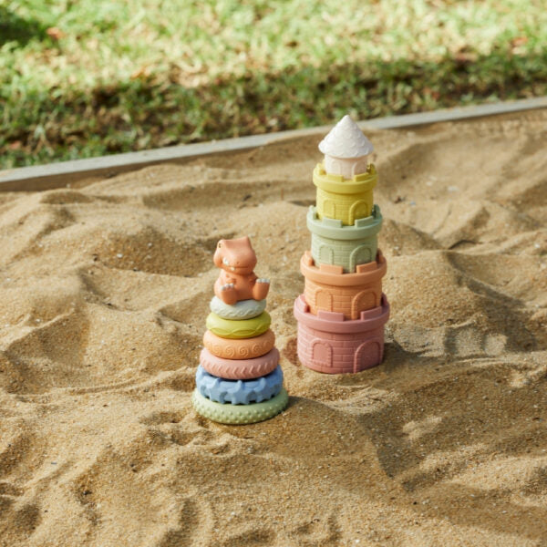 JIGGLE & GIGGLE 5 PCS CASTLE STACKER