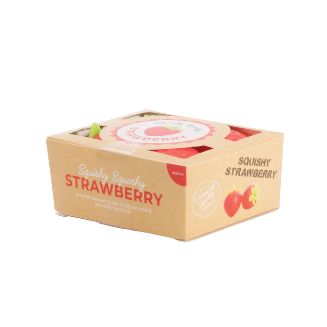 SQUISHY STRAWBERRY SET OF 4