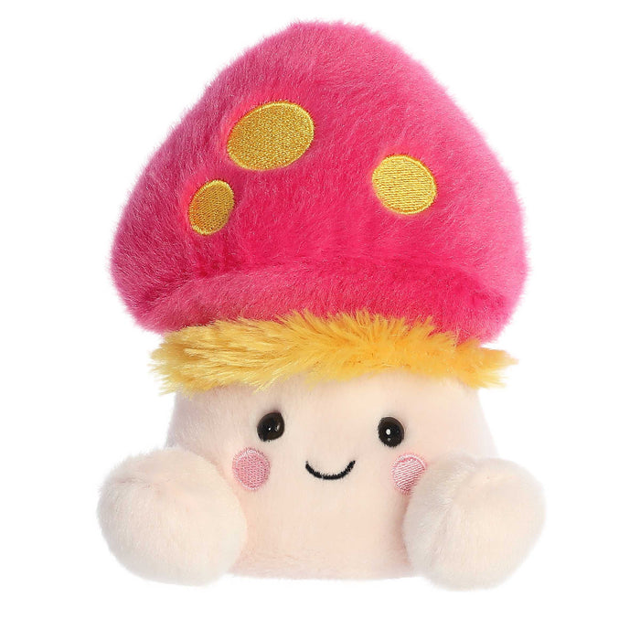 Aurora Mini Favio Fluffy Mushroom Palm Pals Adorable Plush Toy Pink 5" - Pink