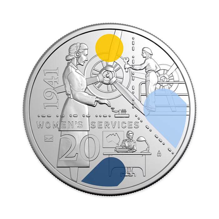 2026 20C WWII CAMPAIGNS OF 1941 WOMEN'S SERVICES UNCIRCULATED COIN
