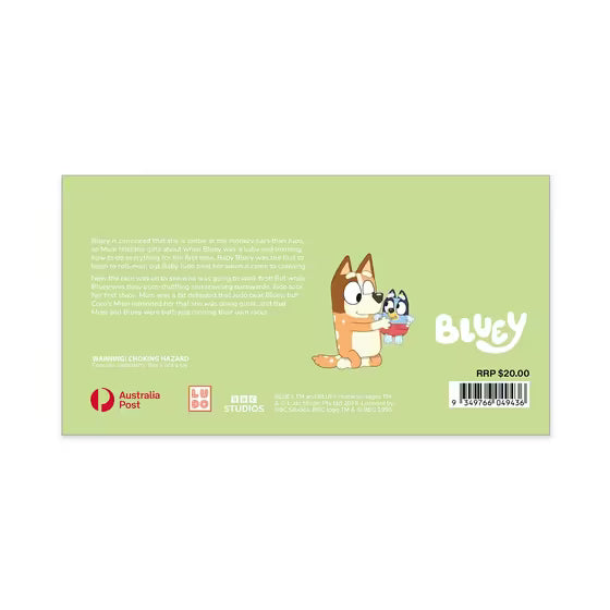 BLUEY BABY RACE PIN