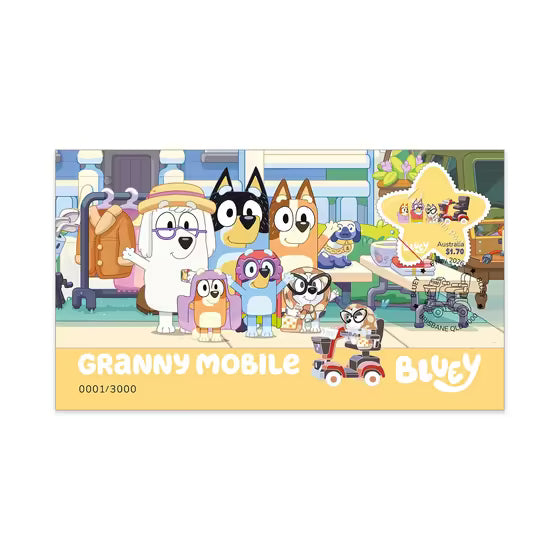BLUEY GRANNY MOBILE PIN