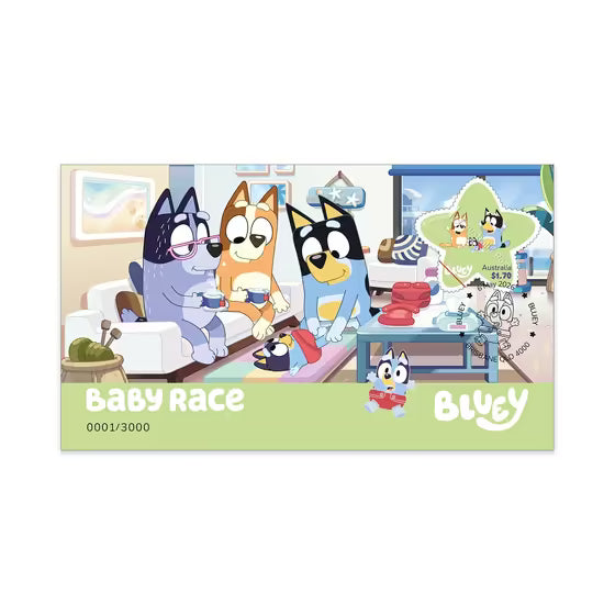 BLUEY BABY RACE PIN