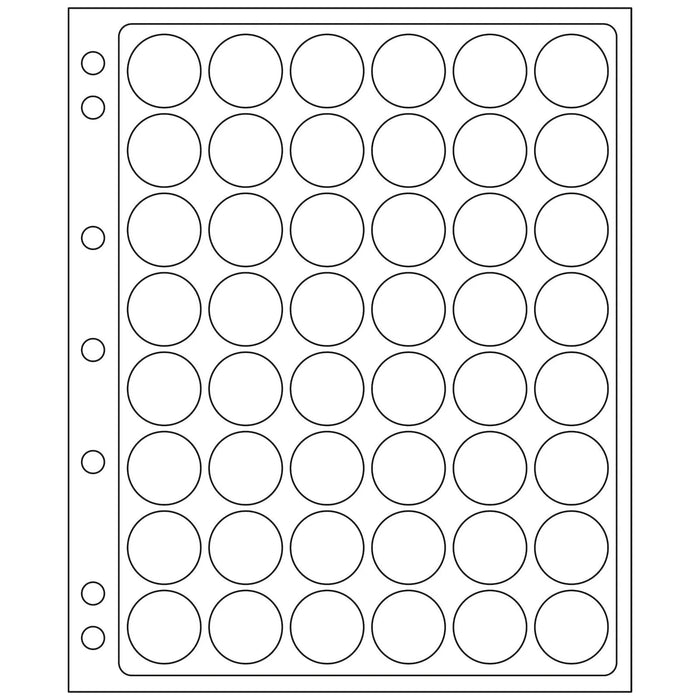 Leuchtturm Encap Coin Sheets 2pk - 25-27mm Suitable for Australian $1 Coins