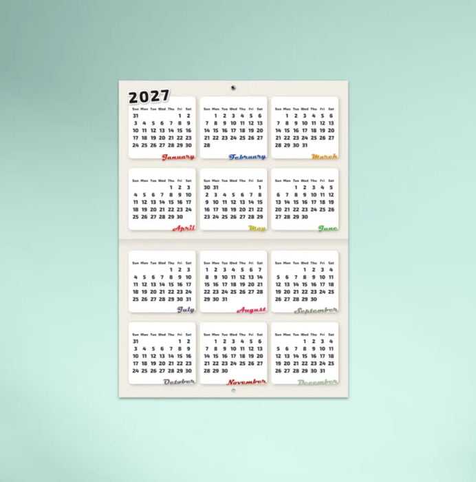 2027 CALENDAR CUSTOM CLASSICS