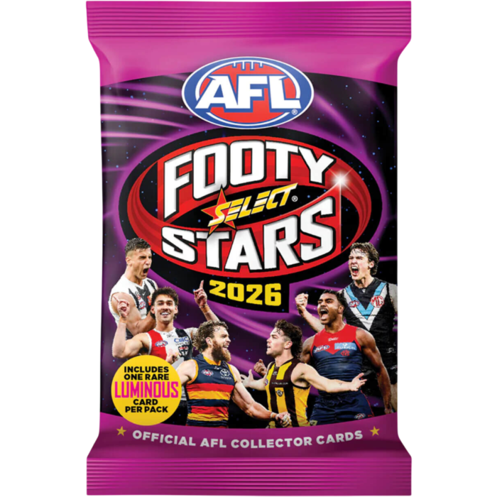 2026 SELECT AFL FOOTY CARD BOX 36 CARDS