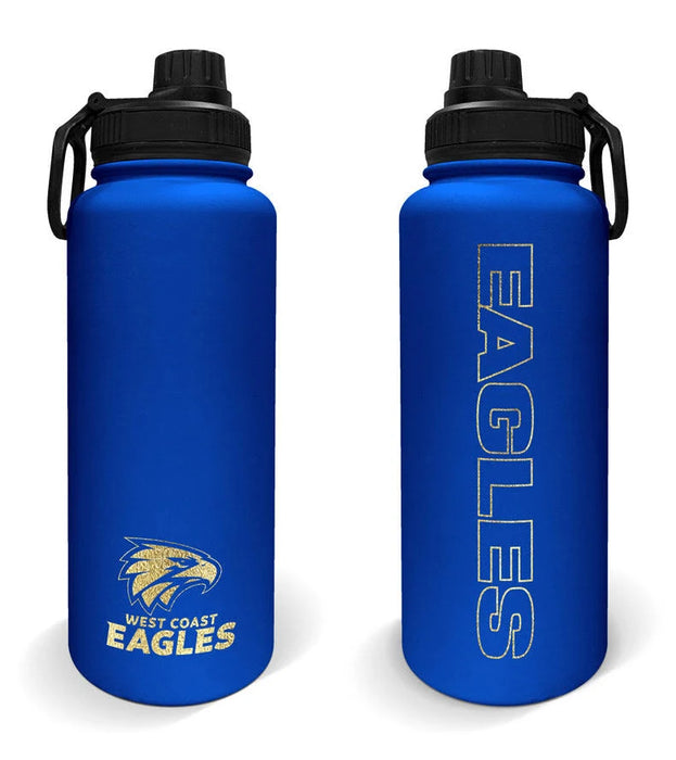 West Coast Eagles AFL Stainless Steel Double Walled Water Drink Bottle