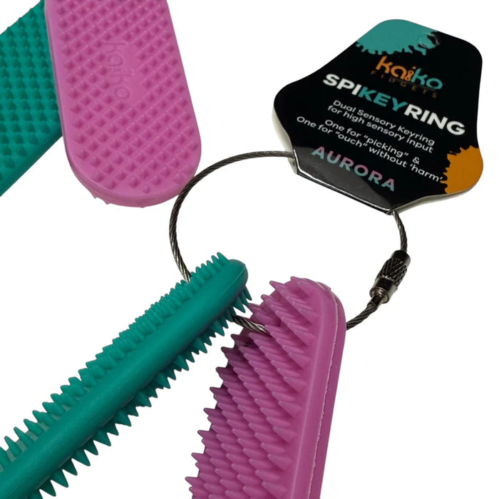 KAIKO FIDGET Spikeyring with Dual Pads - 'Ouch'without Harm & 'Picking' Support