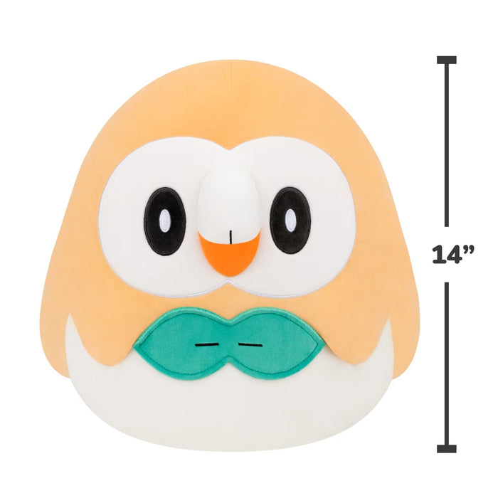 Squishmallows Pokemon Rowlet 14" Plush