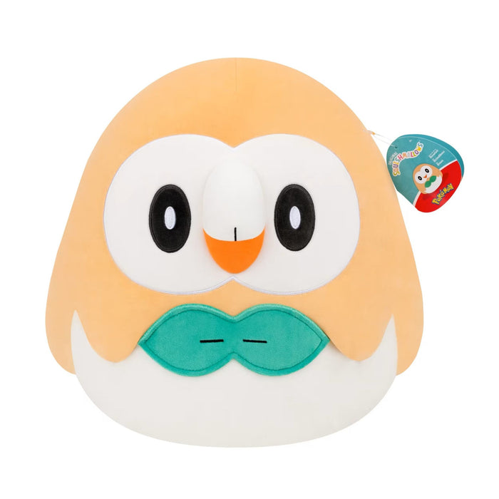 Squishmallows Pokemon Rowlet 14" Plush